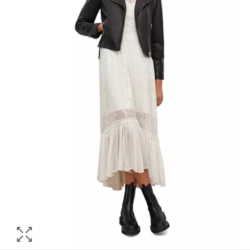 Allsaints Black Leather Jacket.